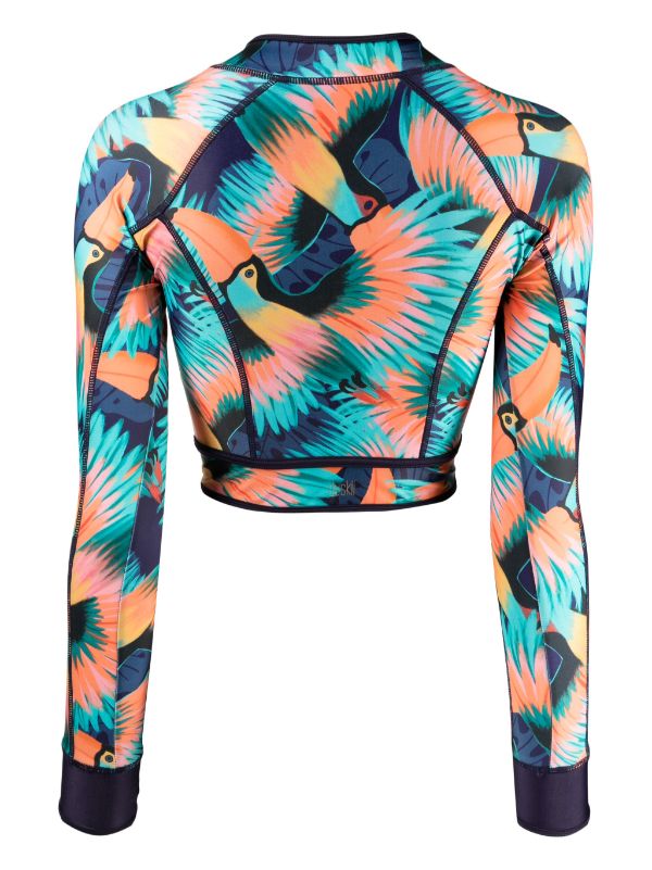 Duskii Long Sleeve Classic Panel Rash | Tropical