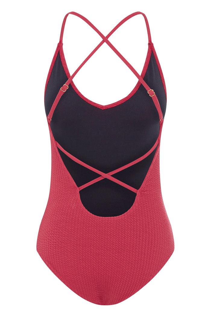 Duskii Margot One Piece Suit | Ruby
