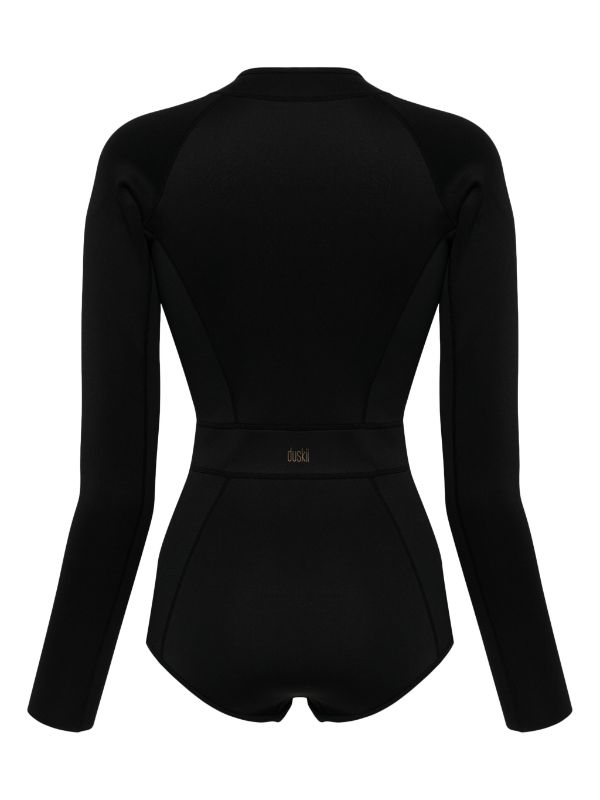 Duskii Neoprene Classic Long Sleeve Suit | Black