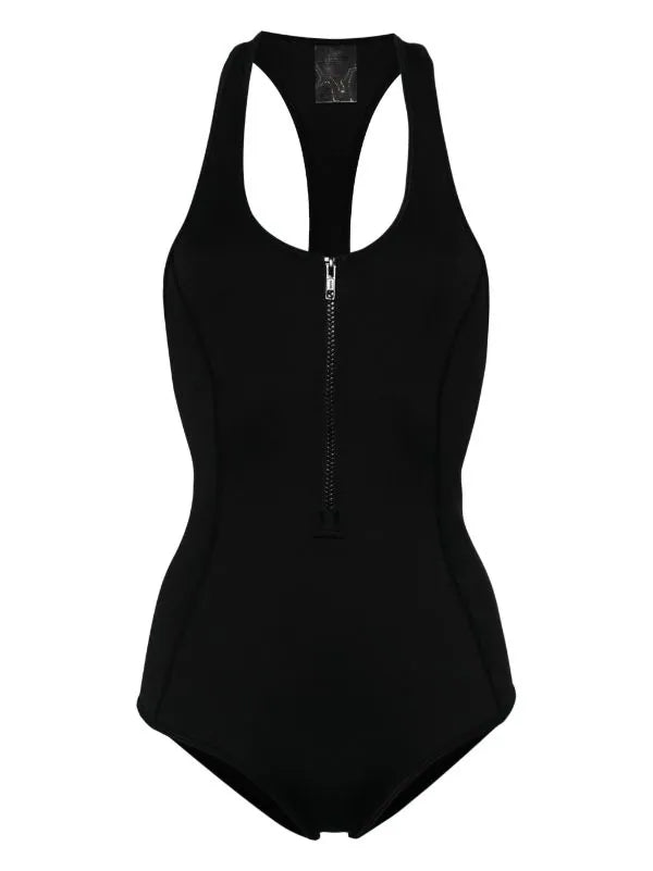 duskii Neoprene T Back One Piece | Black