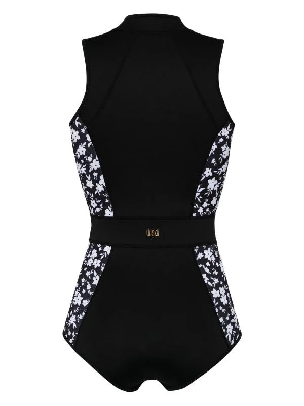 Duskii Neoprene Tank Spring Suit | Floral