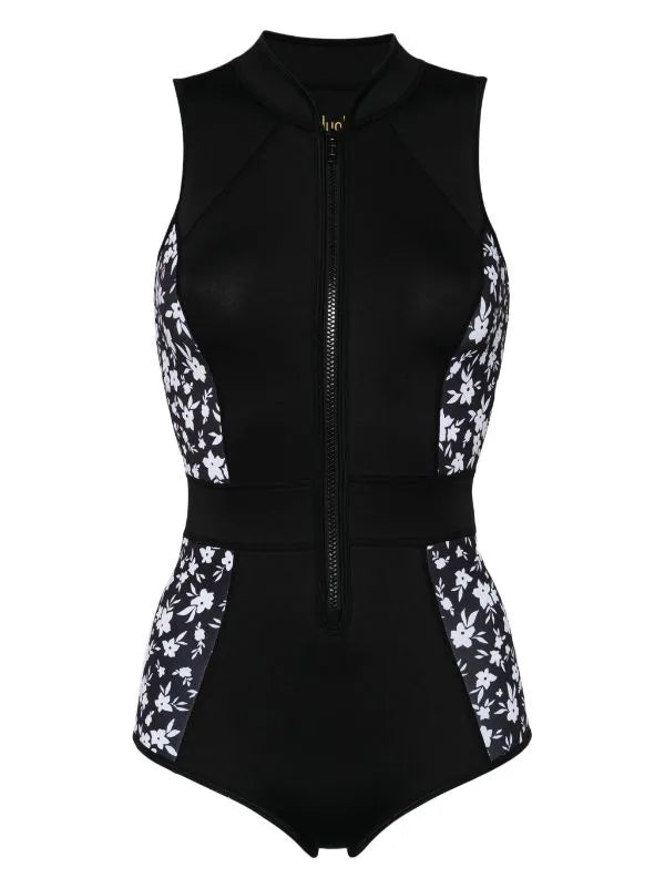 duskii Neoprene Tank Spring Suit | Floral