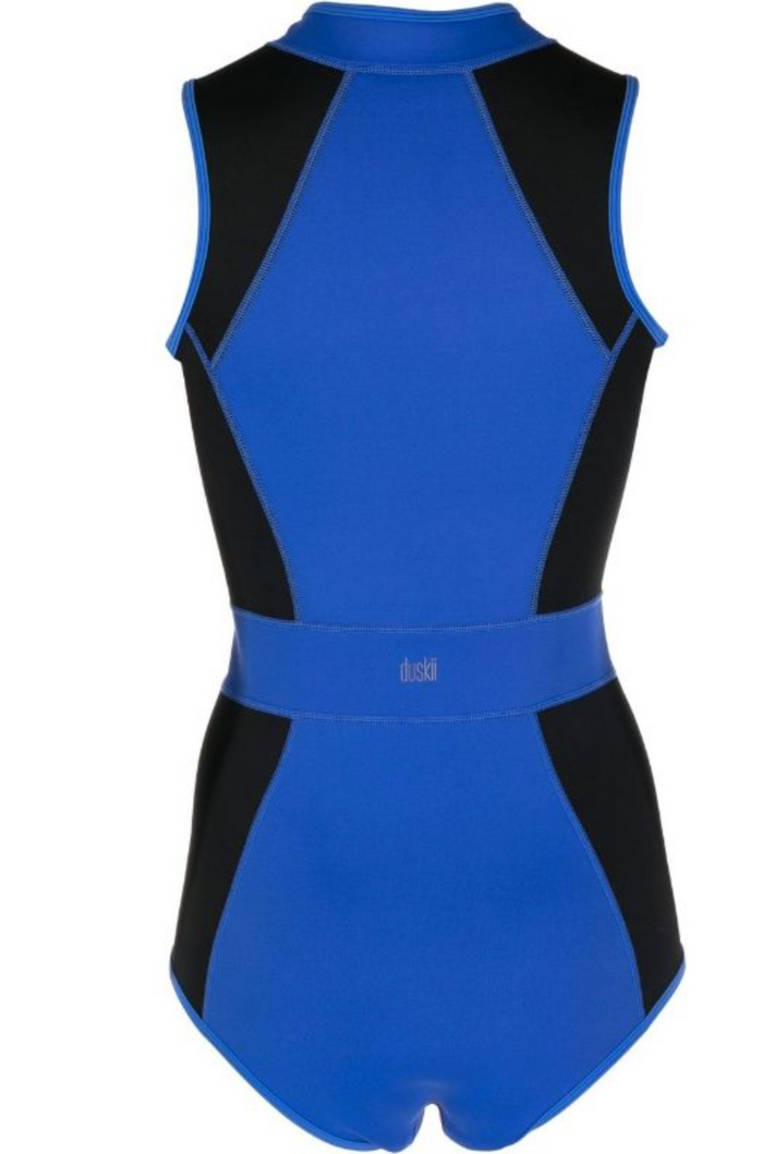 Duskii Neoprene Tank Suit | Blue & Black