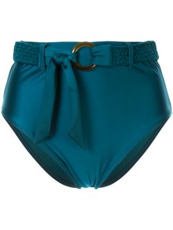 Duskii Océane Belted High Waist Bottom | Teal
