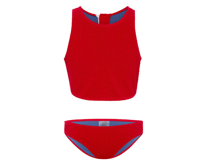 duskii Yara Cherry Crop Bikini