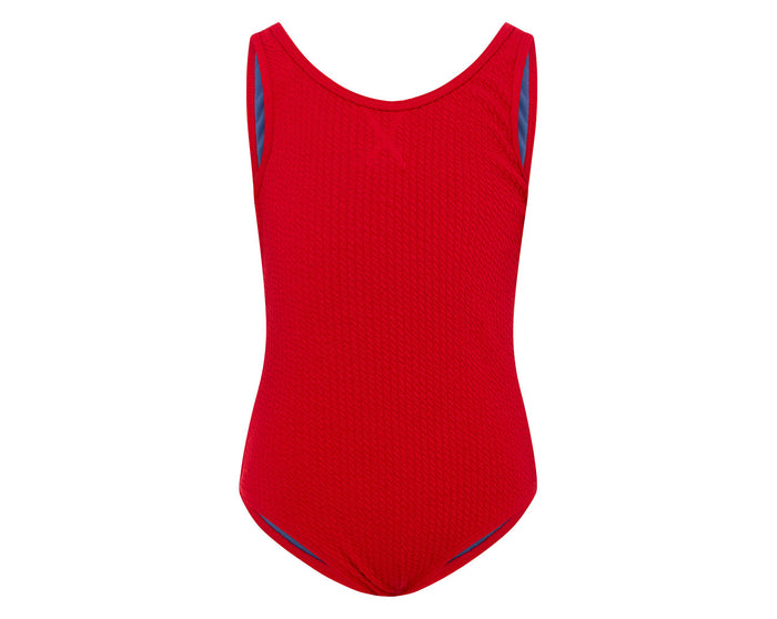 duskii Yara Cherry Red Scoop one piece