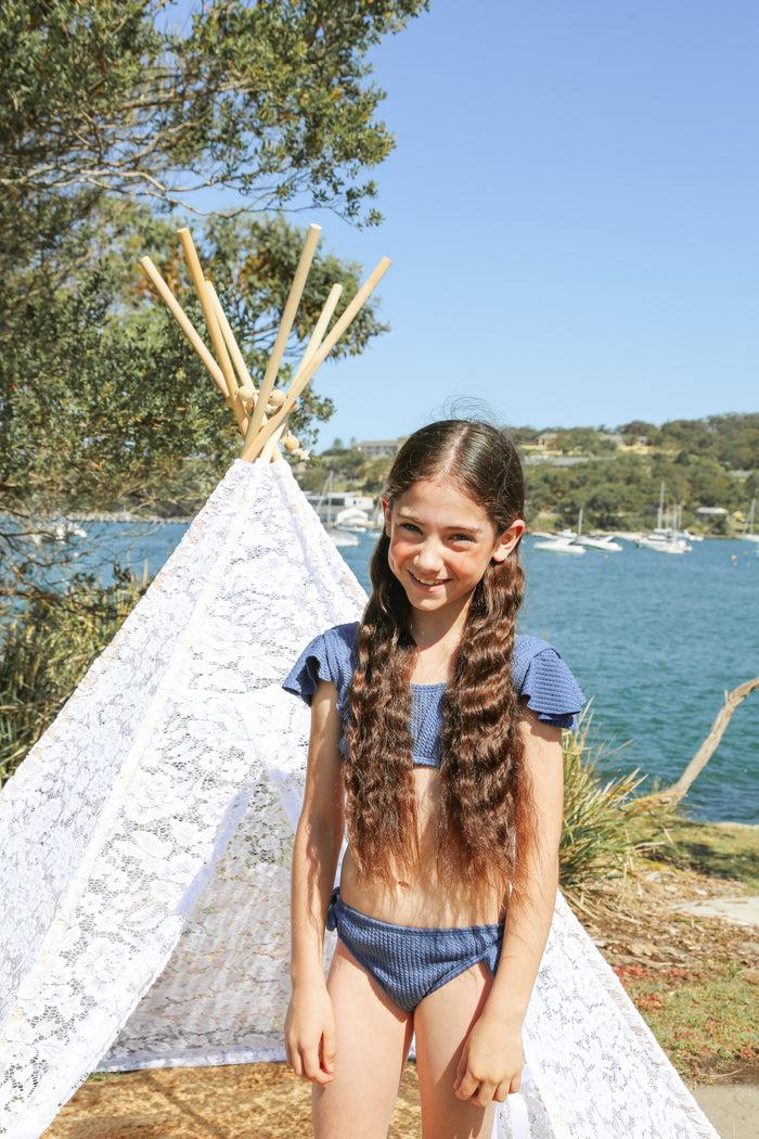 Duskii Zoe Denim Crop Bikini