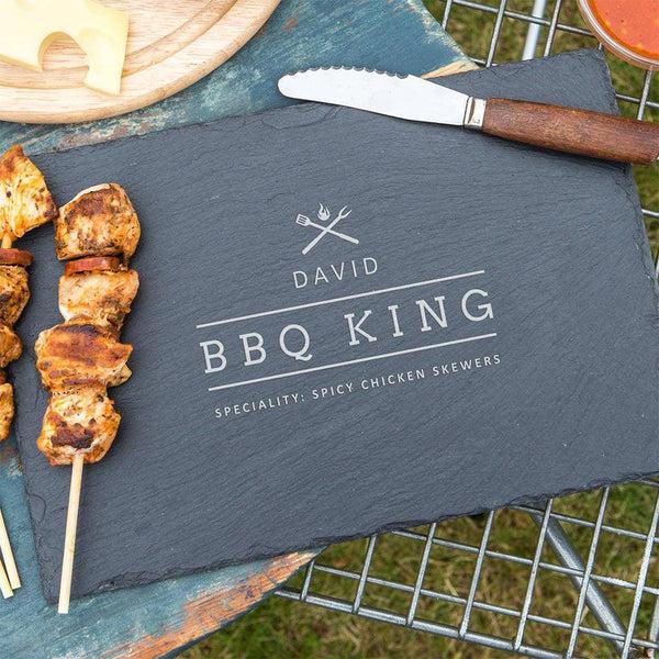 dust and things 'Bbq King' Personalised Mens Serving Board