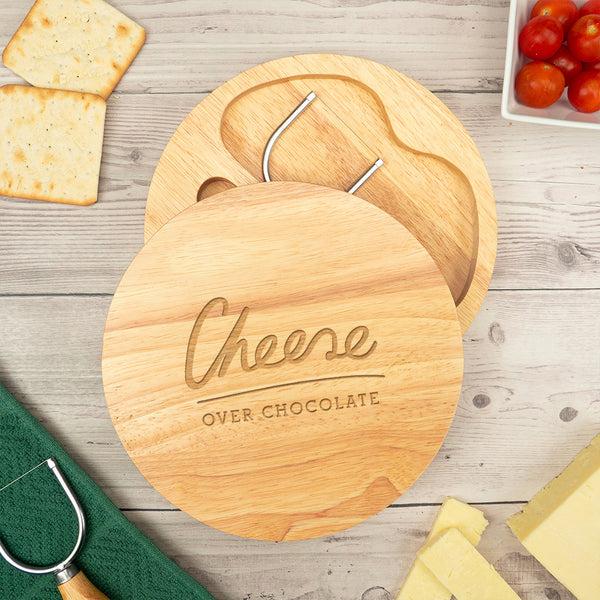 Dust And Things 'Cheese Over Chocolate Cheese Board Set