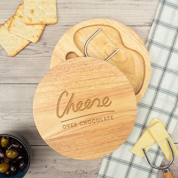 dust and things 'Cheese Over Chocolate Cheese Board Set