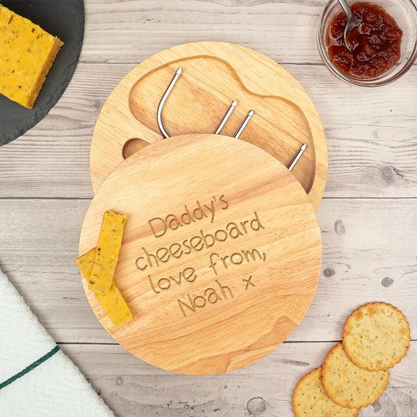 dust and things Daddy's Cheese Board Set - Gift for Father's Day
