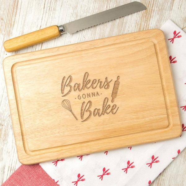 dust and things 'Bakers Gonna Bake' Chopping Board