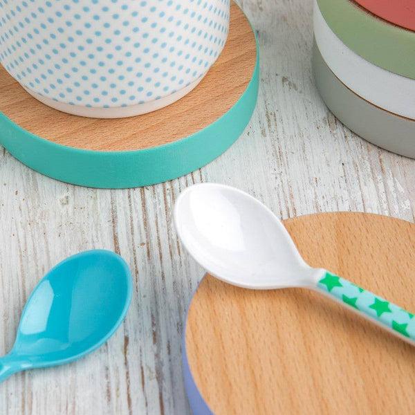 Dust And Things Coloured Edge Coaster Set Of Six