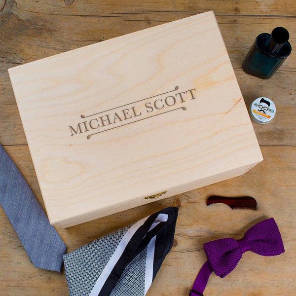 dust and things Men's Personalised Classic Box