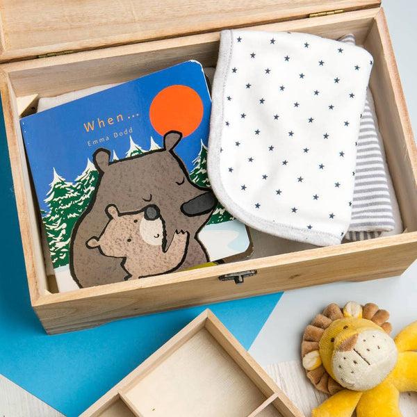 Dust And Things Personalised Baby Boy Keepsake Box