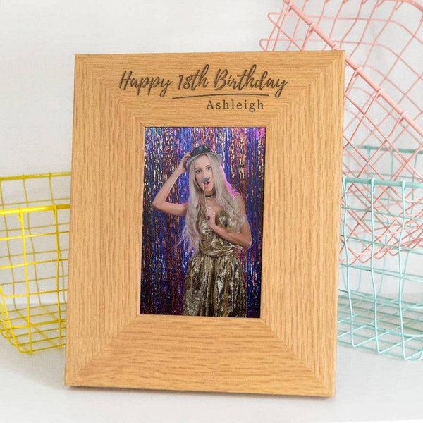 dust and things Personalised Birthday Photo Frame