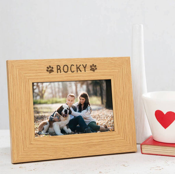 dust and things Personalised Dog Photo Frame dust and things Personalised Dog Photo Frame