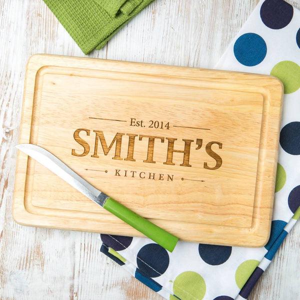 dust and things Personalised Family Chopping Board