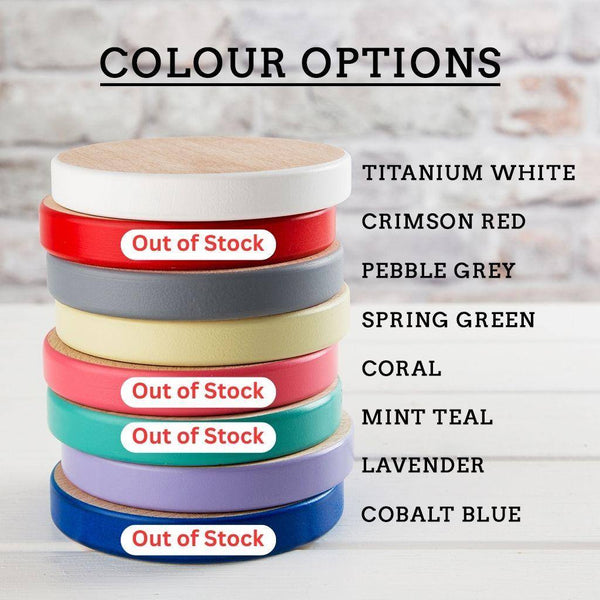 Dust And Things Personalised Family Name Coasters