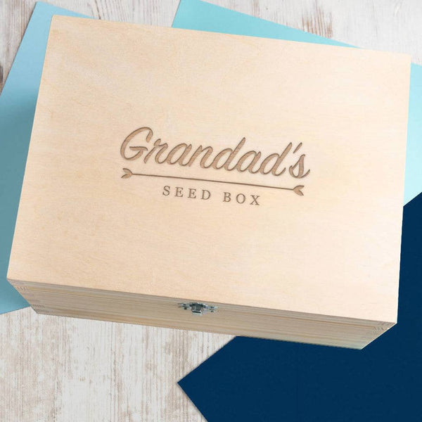 dust and things Personalised Gardeners Seed Box