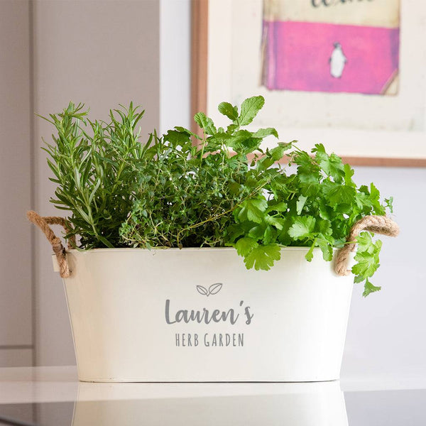 dust and things Personalised Herb Planter