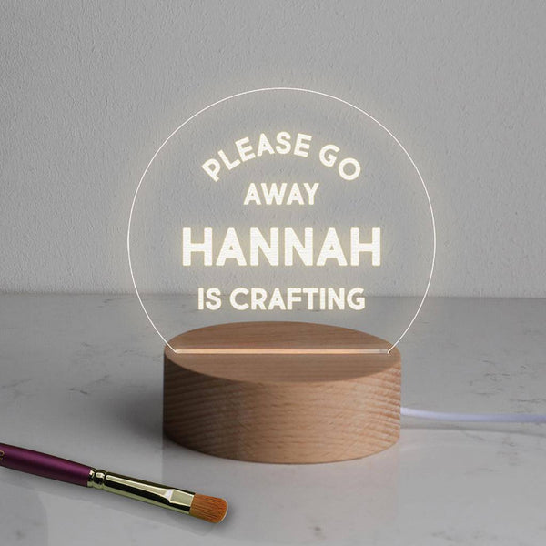 Dust And Things Personalised Hobby Mini Desk Lamp