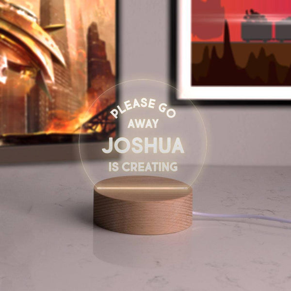 Dust And Things Personalised Hobby Mini Desk Lamp