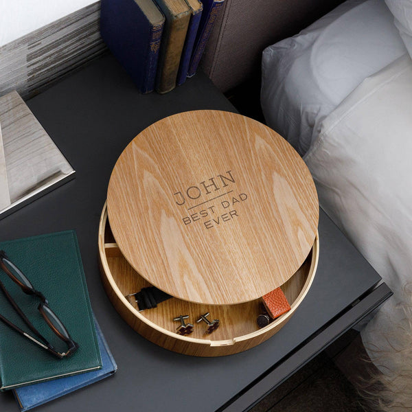 dust and things Personalised Jewellery Box For Dad