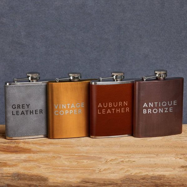 Dust And Things Personalised Men's Name Hip Flask