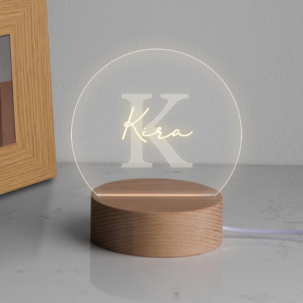 Dust And Things Personalised Name Mini Desk Lamp