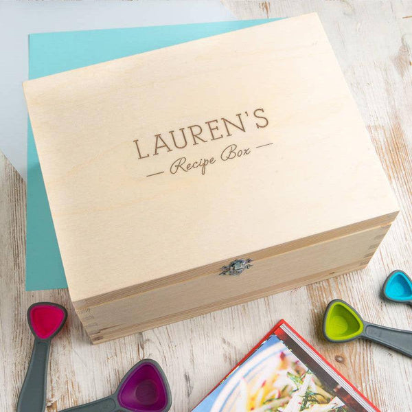 dust and things Personalised Recipe Box