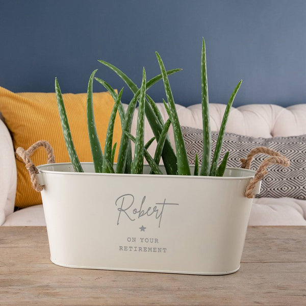 Dust And Things Personalised Retirement Planter