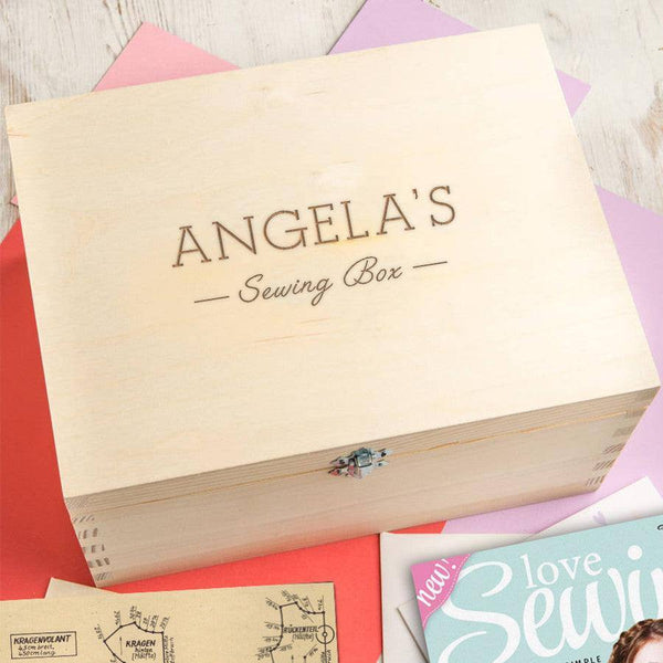 dust and things Personalised Sewing Box