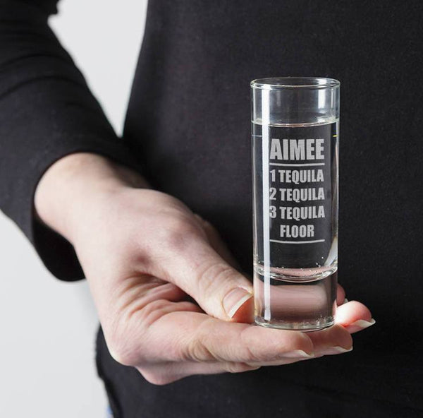 Dust And Things Personalised Shot Glass