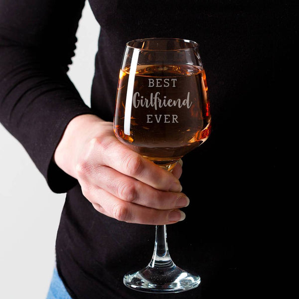 dust and things Personalised Wine Glass For Women
