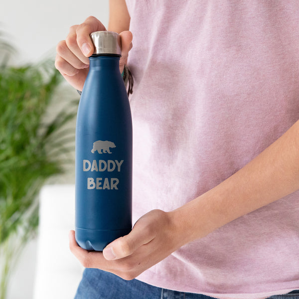 Dust And Things Engraved 'Daddy Bear' Insulated Water Bottle