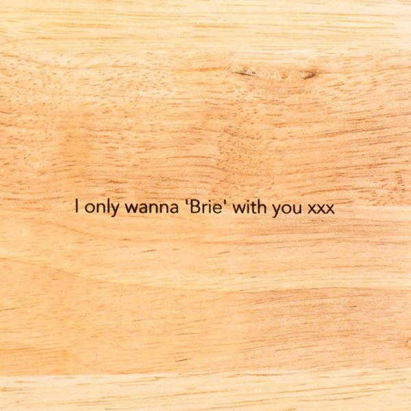 Dust And Things Engraved Licence To Grill Wooden Chopping Board