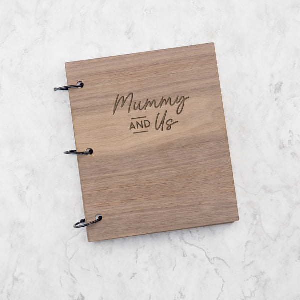 Dust And Things Engraved Photo Album For Mum - ‘Mummy And Me’ Scrapbook - Mother’s Day Gift