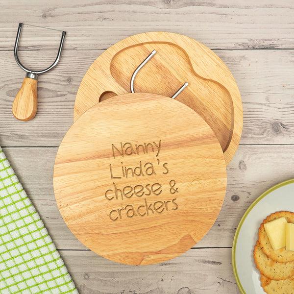 Dust And Things Grandad's Cheese Board Set - Father's Day Gift For Grampa