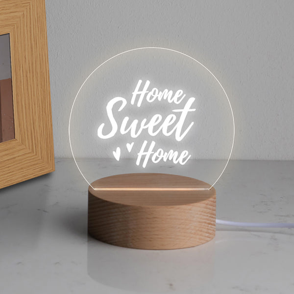 dust and things ‘Home Sweet Home’ Desk Lamp - Housewarming Gifts For Couples