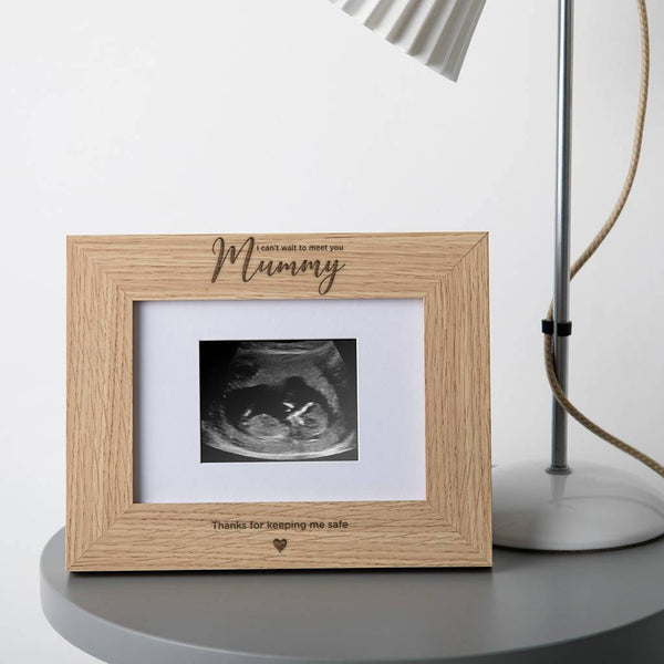 dust and things Personalised Baby Scan Photo Frame For Mum To Be