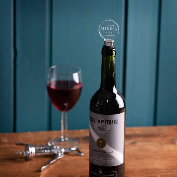 Dust And Things Personalised Bottle Stopper For Men