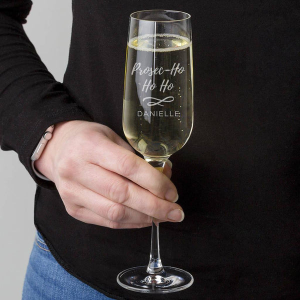 Dust And Things Personalised Christmas Prosecco Glass For Her