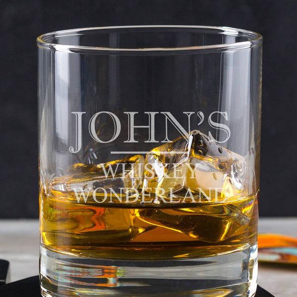 Dust And Things Personalised Christmas Whisky Tumbler Glass For Him