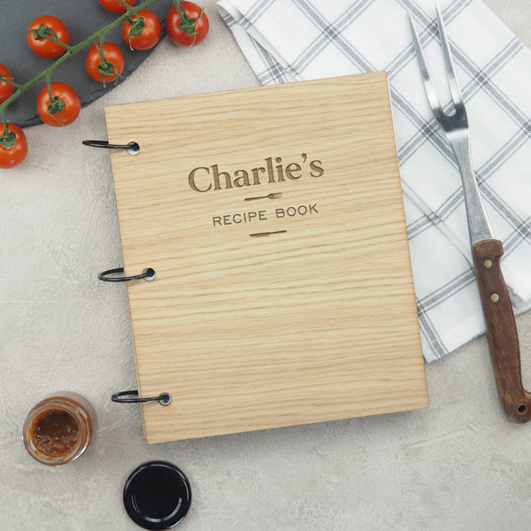 dust and things Personalised Cookbook for Him - Cooking Gifts for Him