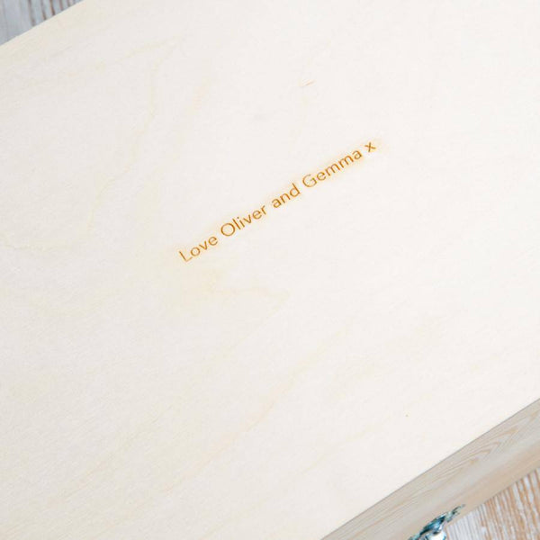 Dust And Things Personalised Couple's Wreath Keepsake Box