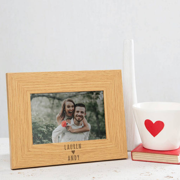 dust and things Personalised Couples Photo Frame / Picture Frame