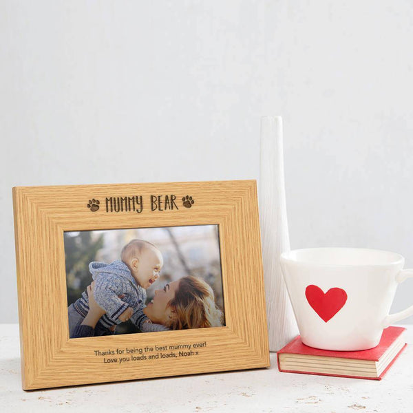 Dust And Things Personalised Daddy Bear Photo Frame