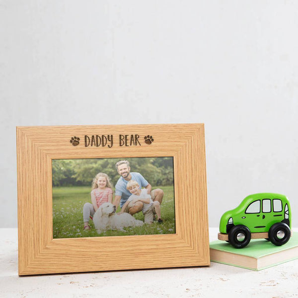 dust and things Personalised Daddy Bear Photo Frame