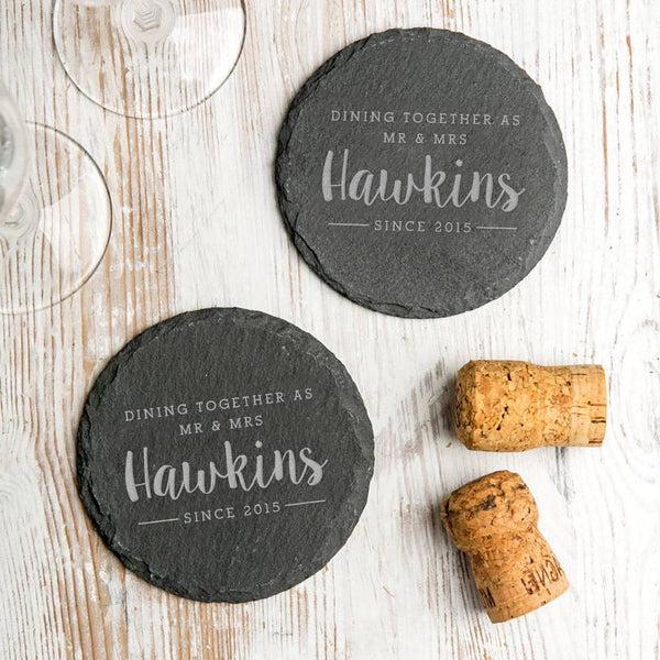 Dust And Things Personalised 'Eating Together Since' Serving Board